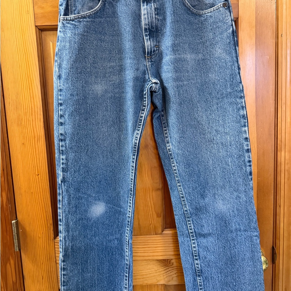 Wrangler Men's Straight Blue Jeans 33x30